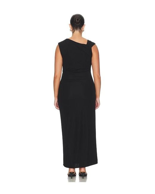 L'academie Black Maeko Midi Dress