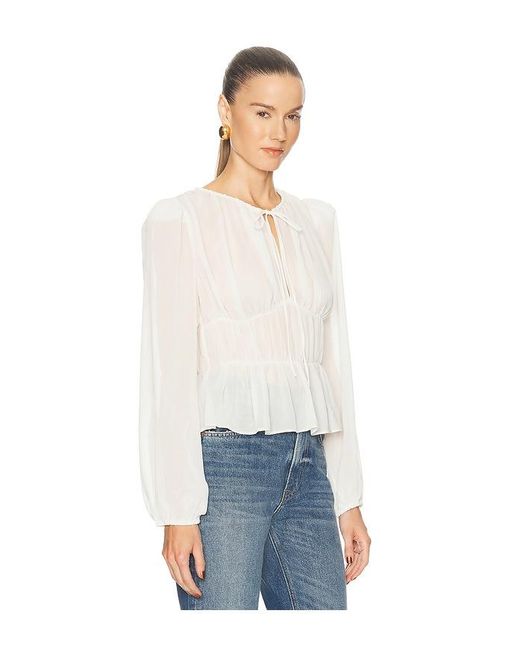 Camila Coelho White Lysette Top