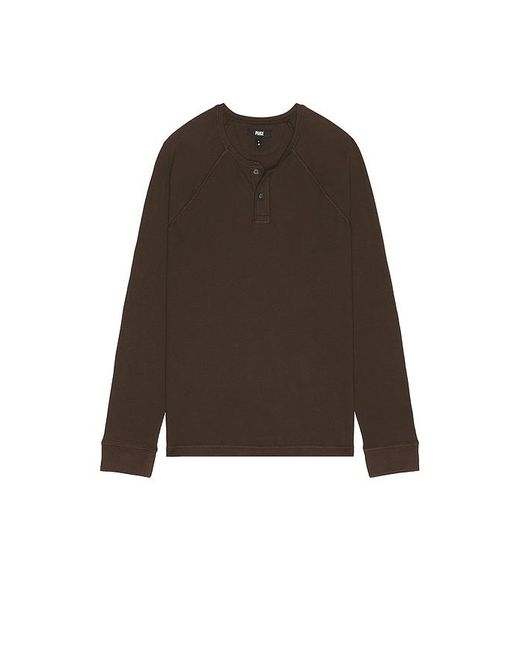 PAIGE Black Abaroa Henley for men