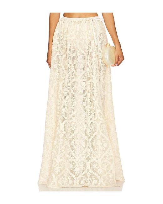 SAU LEE Natural Amare Maxi Skirt