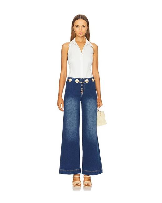 Cult Gaia Blue Gwen Top