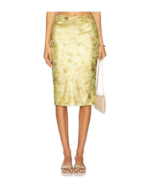 Gcds Yellow Midirock Printed Lame
