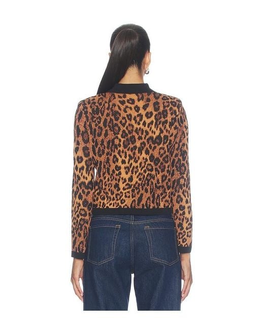L'Agence Blue 'Agence Osiris Collared Cardigan