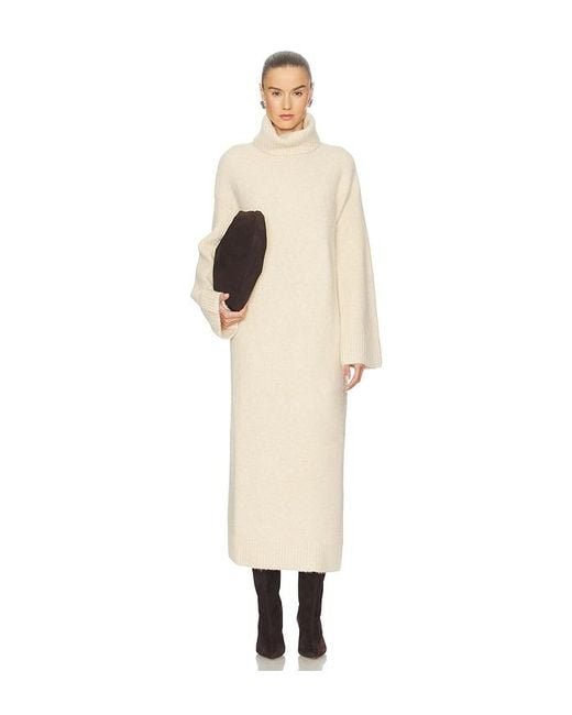 SNDY'S White Willow Sweater Dress