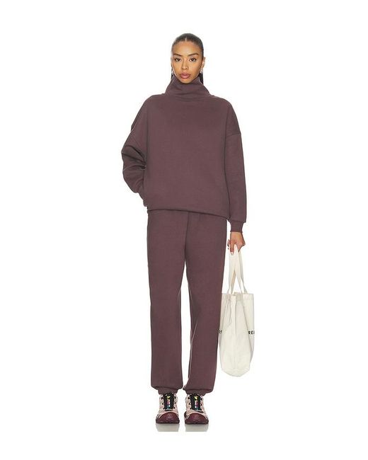 WellBeing + BeingWell Purple Magnolia Pullover