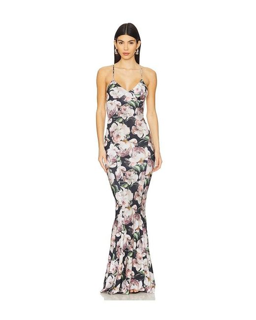 Norma Kamali Low Back Slip Fishtail Gown in White | Lyst Norma Kamali Low Back Slip Fishtail Gown in White | Lyst