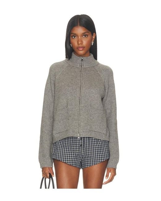 Free People Gray X We The Free On It Half Zip