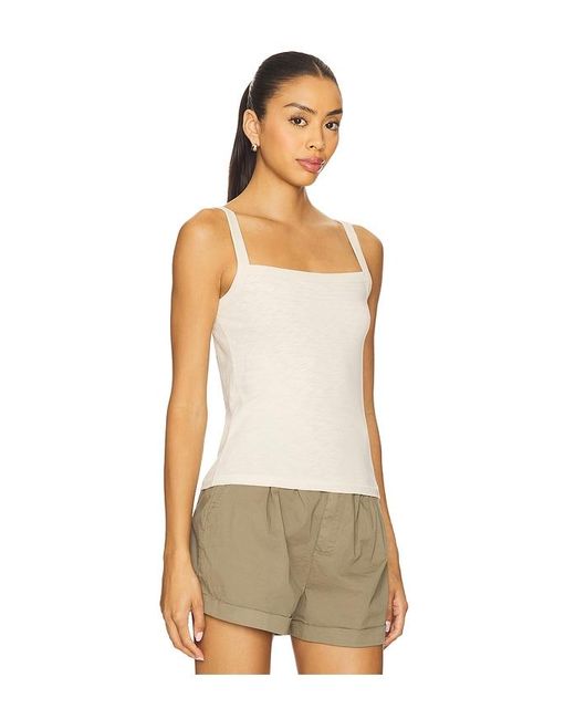 Rag & Bone Multicolor Slub Square Neck Tank Top