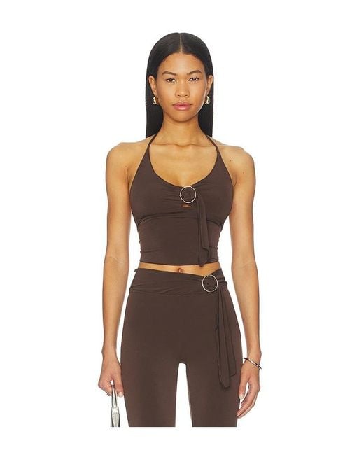 I.AM.GIA Brown Siofra Top