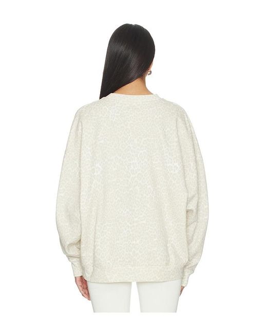 Anine Bing White Miles Sweatshirt