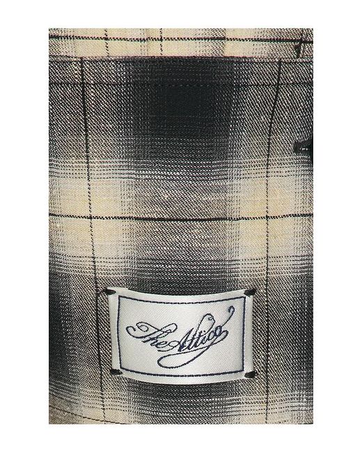 The Attico Multicolor Button Down Check Shirt