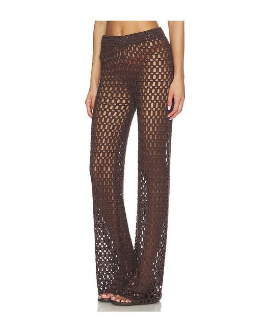 MORE TO COME Brown Rue Pant