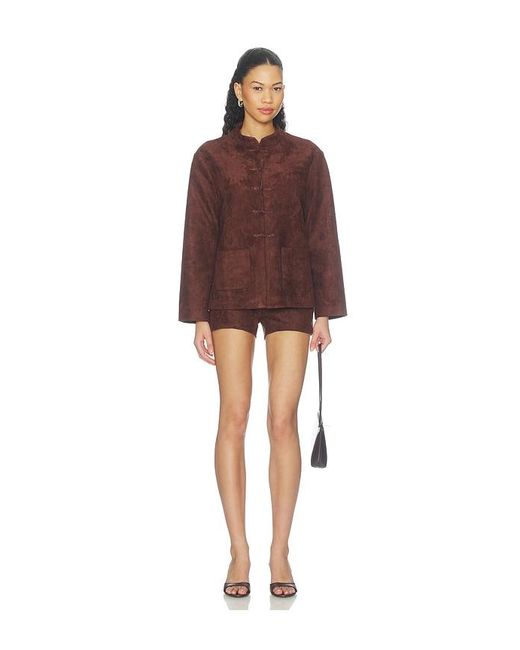 Amanda Uprichard Red Brooklyn Jacket