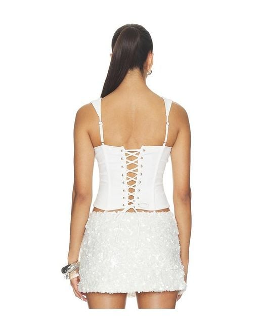 Runaway the Label White Orion Bustier