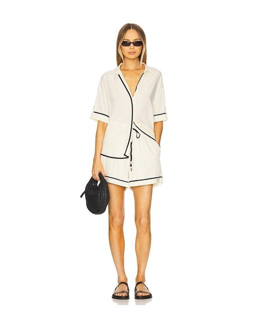 Sancia White The Cambrie Shorts