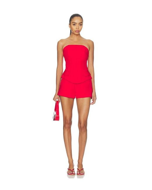 NonChalant Label Red Gia Short