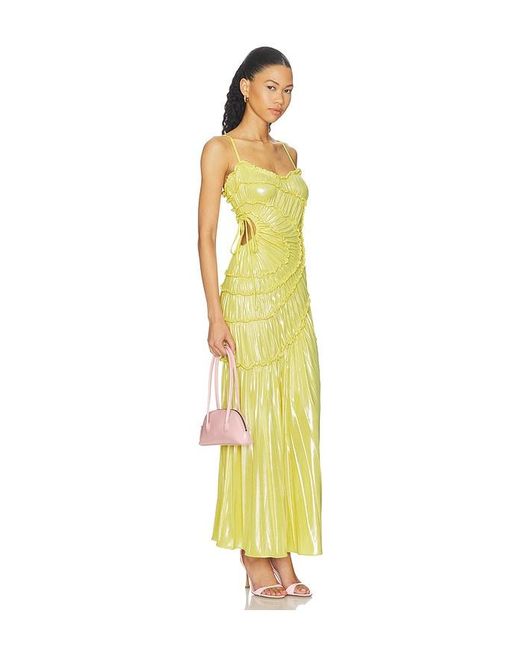 Georgia Hardinge Yellow Starlight Dress