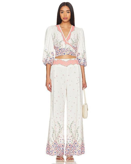 Agua Bendita White X Revolve Mar Pants