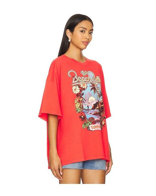 Daydreamer The Beach Boys Surfin Usa 1963 Tシャツ Red