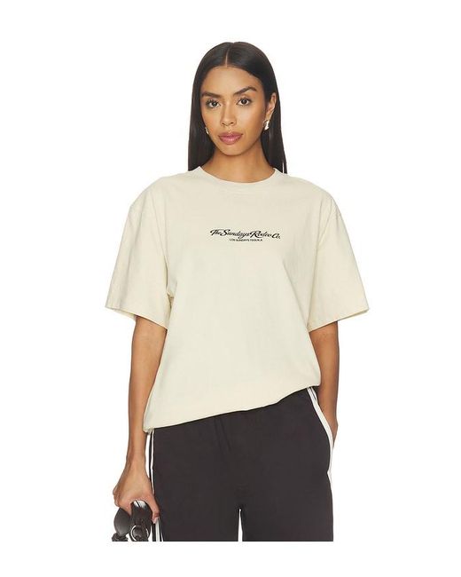 Los Sundays Natural The Easy Rider Tee for men