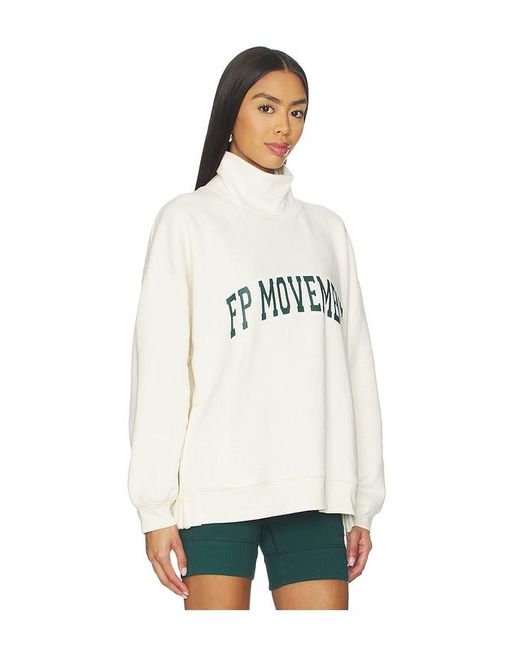 Free People White X Fp Movement Victory Set Pullover