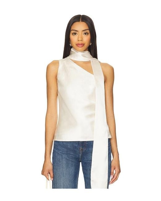Line & Dot Blue X Revolve Gloss Top
