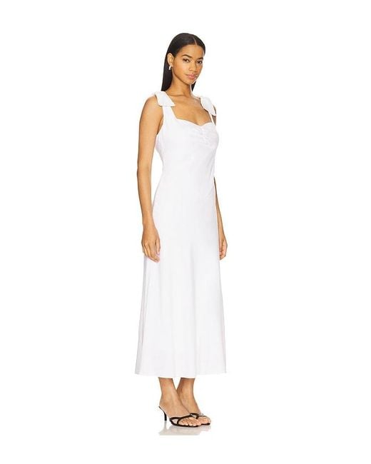 Astr White Midi-Kleid Dress