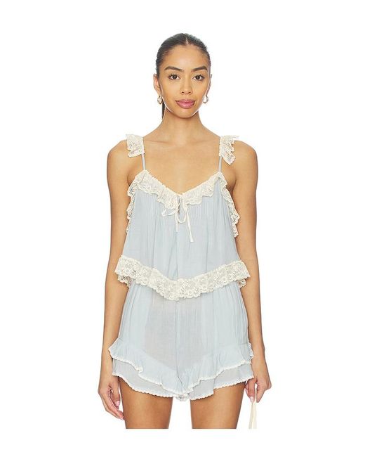 Spell White Bluebird Cami