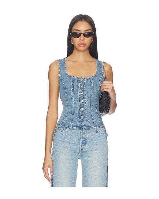 Levi's Blue Sculpted Top