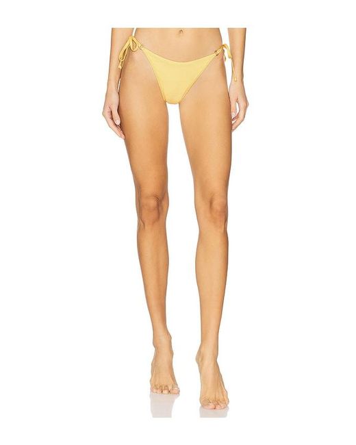 LSPACE White Banning Bikini Bottom