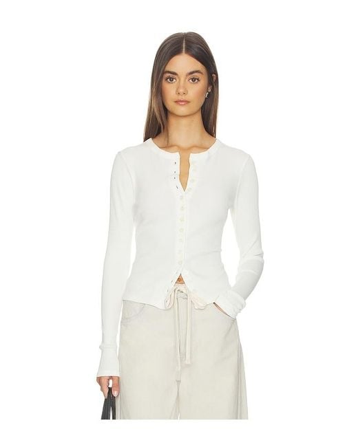 Citizens of Humanity White Kari Long Cardigan