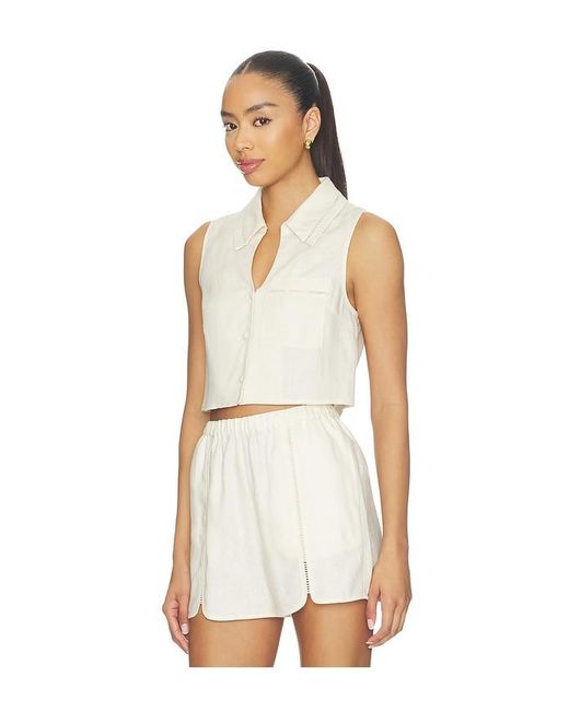 Hevron Natural Rosalie Top
