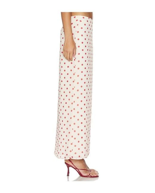 MORE TO COME White Annie Maxi Skirt