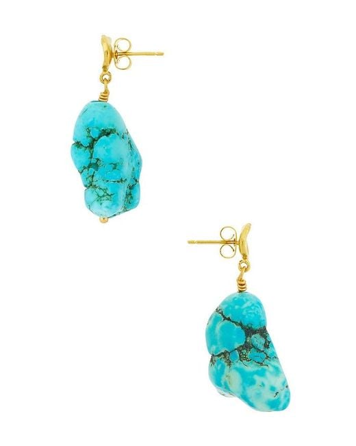 Anni Lu La Mer ドロップイヤリング Blue