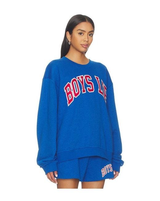 Boys Lie Blue Game Changer Kara Crewneck