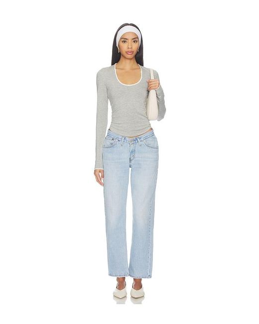 The Line By K White Nero Top