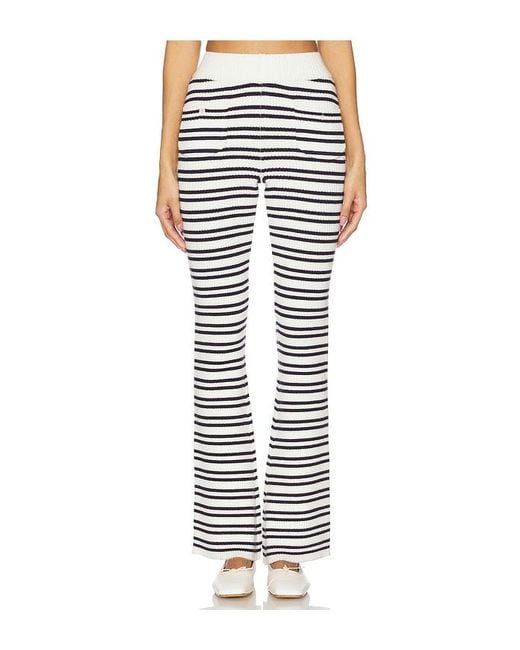 Frankie's Bikinis Blue Camden Knit Pant
