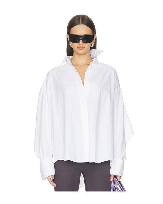The Attico White Oversized Shirt