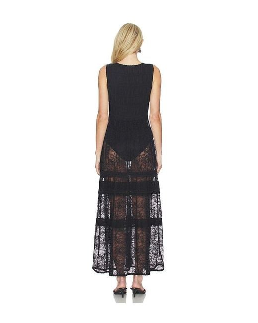 Free People White Sweet Saloon Sleeveless Maxi Dress