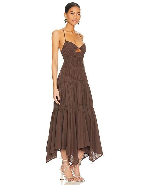SNDY'S Brown Tahlia Dress