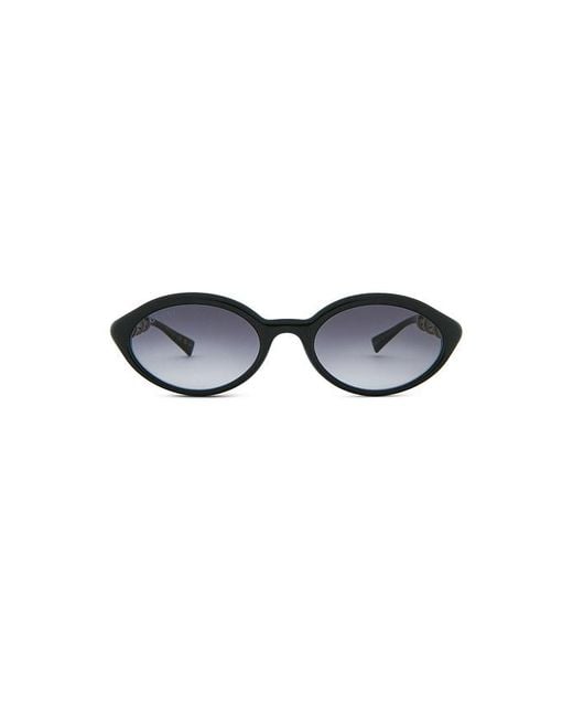Gucci Blue Oval Sunglasses