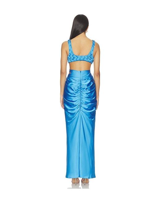 Et Ochs Blue Magdalen Gown