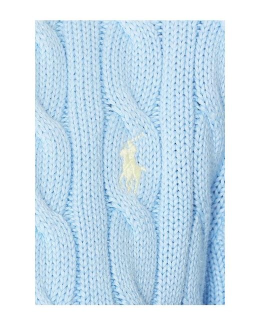 Polo Ralph Lauren White Cotton Long Sleeve Cardigan