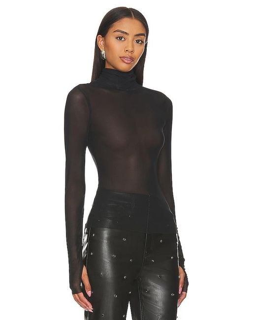 AFRM Black X Revolve Essentials Zadie Top