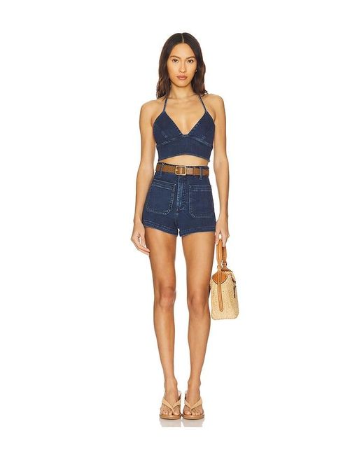 Palm Springs Top En Color Azul Talla (También En Xs, S, M, Xl) Show Me Your Mumu de color Blue
