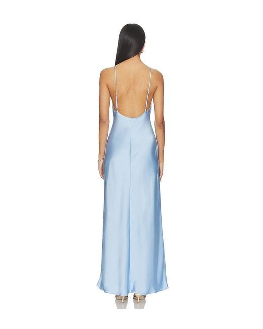 Amanda Uprichard Blue X Revolve Hazel Gown