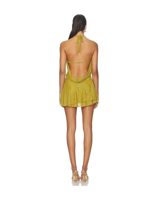 superdown Yellow Katsia Mini Dress