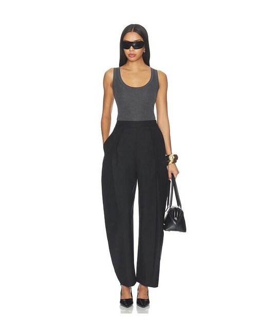 Rohe Black Puck Sculptural Tailored Trouser