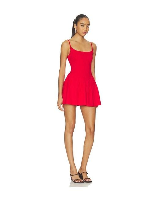 MORE TO COME Red Calia Mini Dress