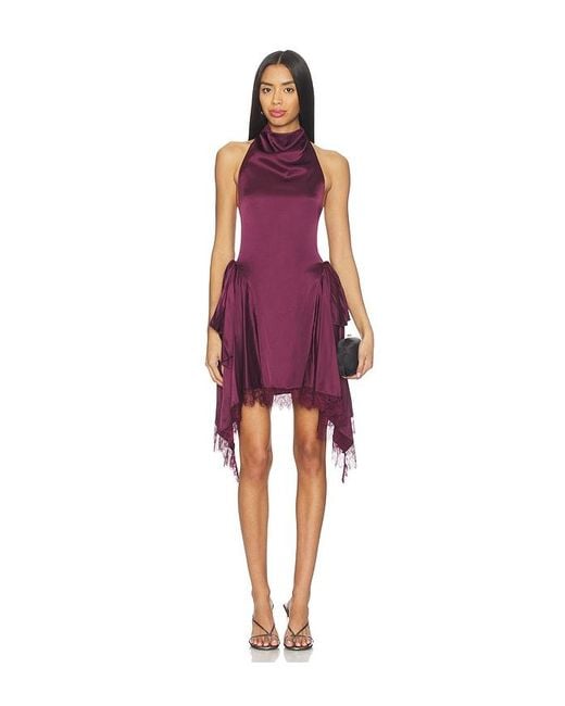 MAJORELLE Red Dolores Mini Dress